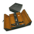 Wine Accessories 3 Piece Gift Set in Black Leatherette Box